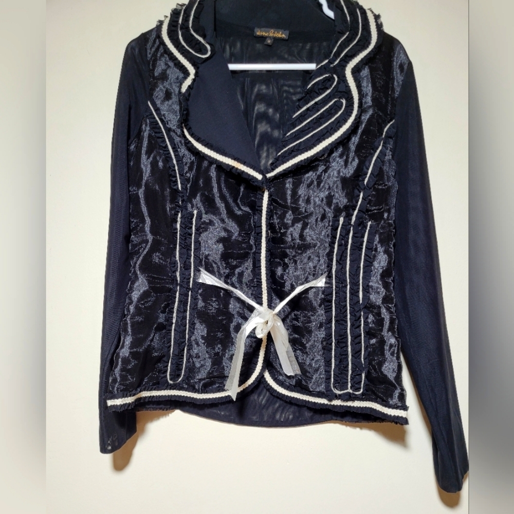 Vintage Jane & John Organza Blazer